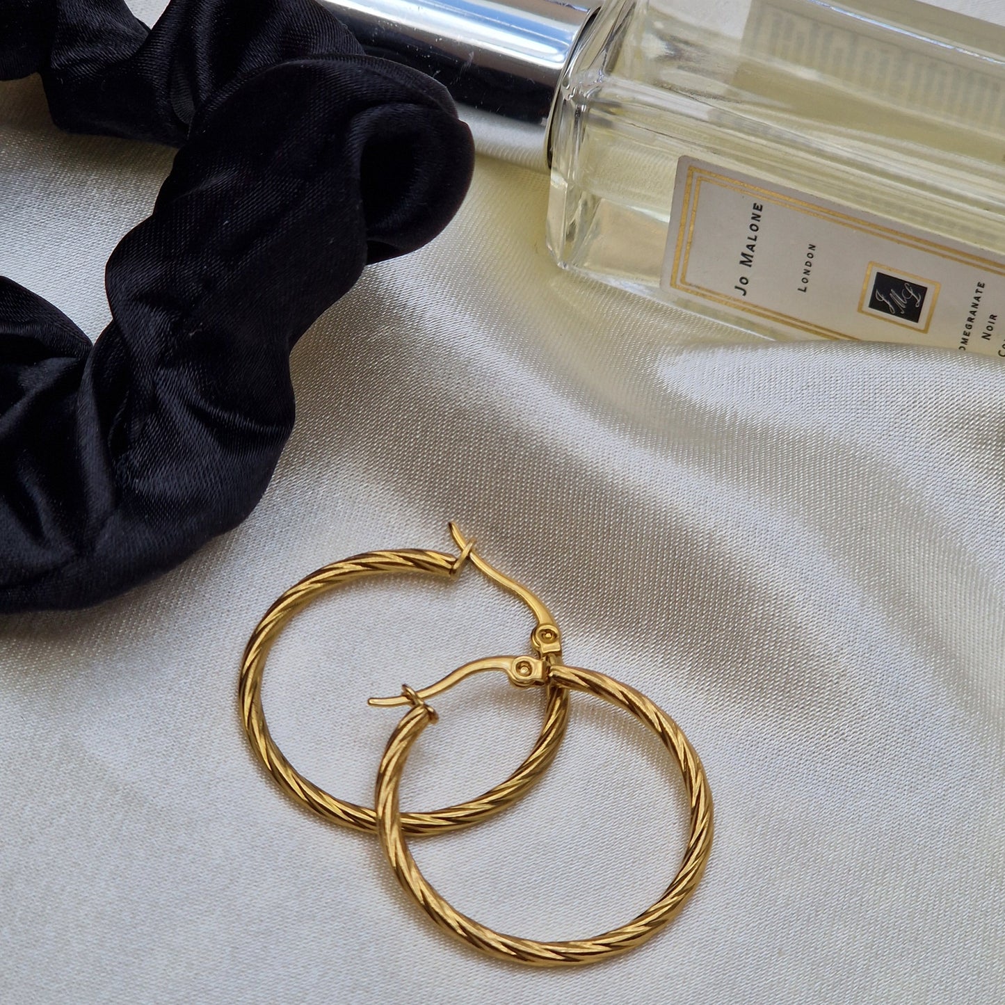 Infinity Hoop Earrings ~ Medium
