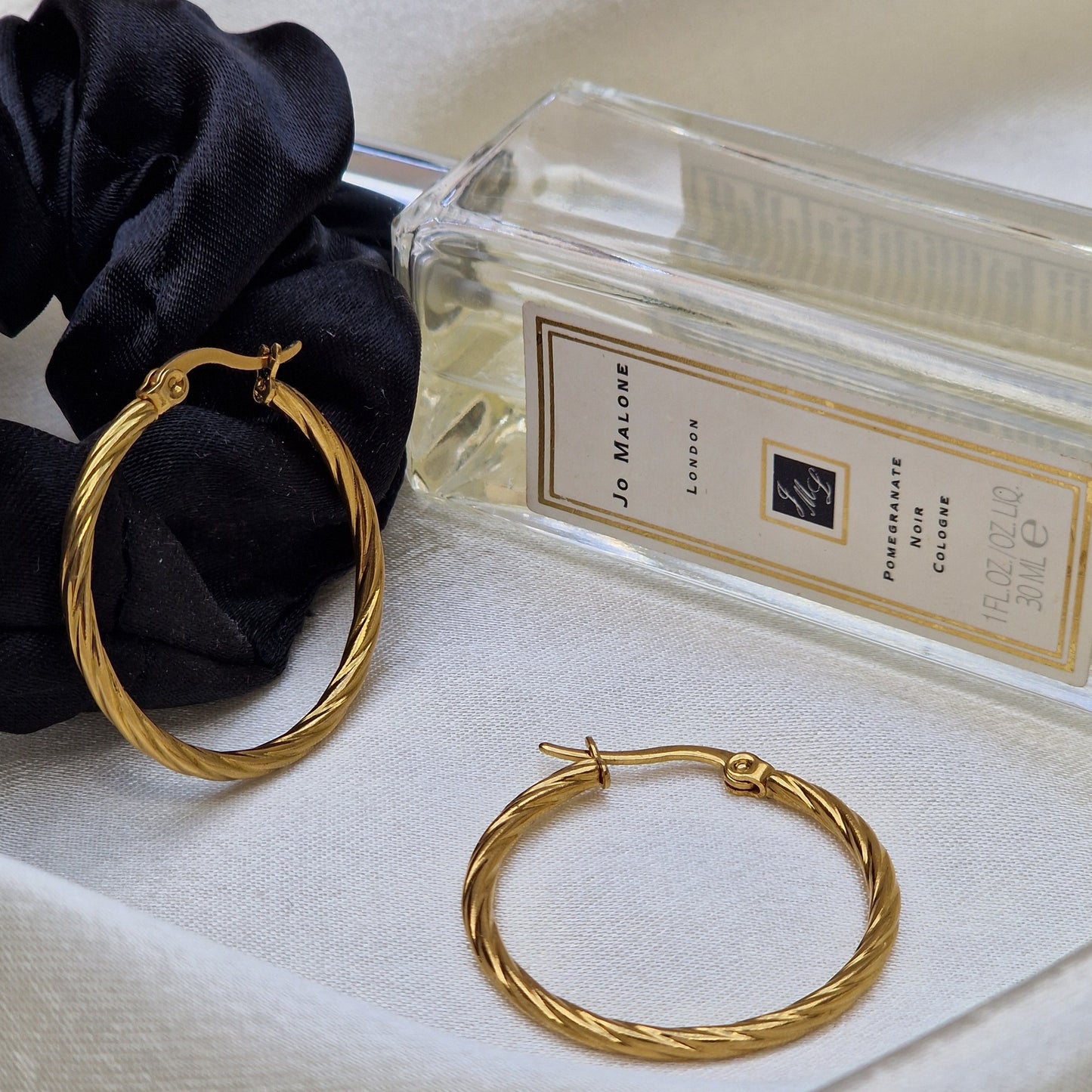 Infinity Hoop Earrings ~ Medium