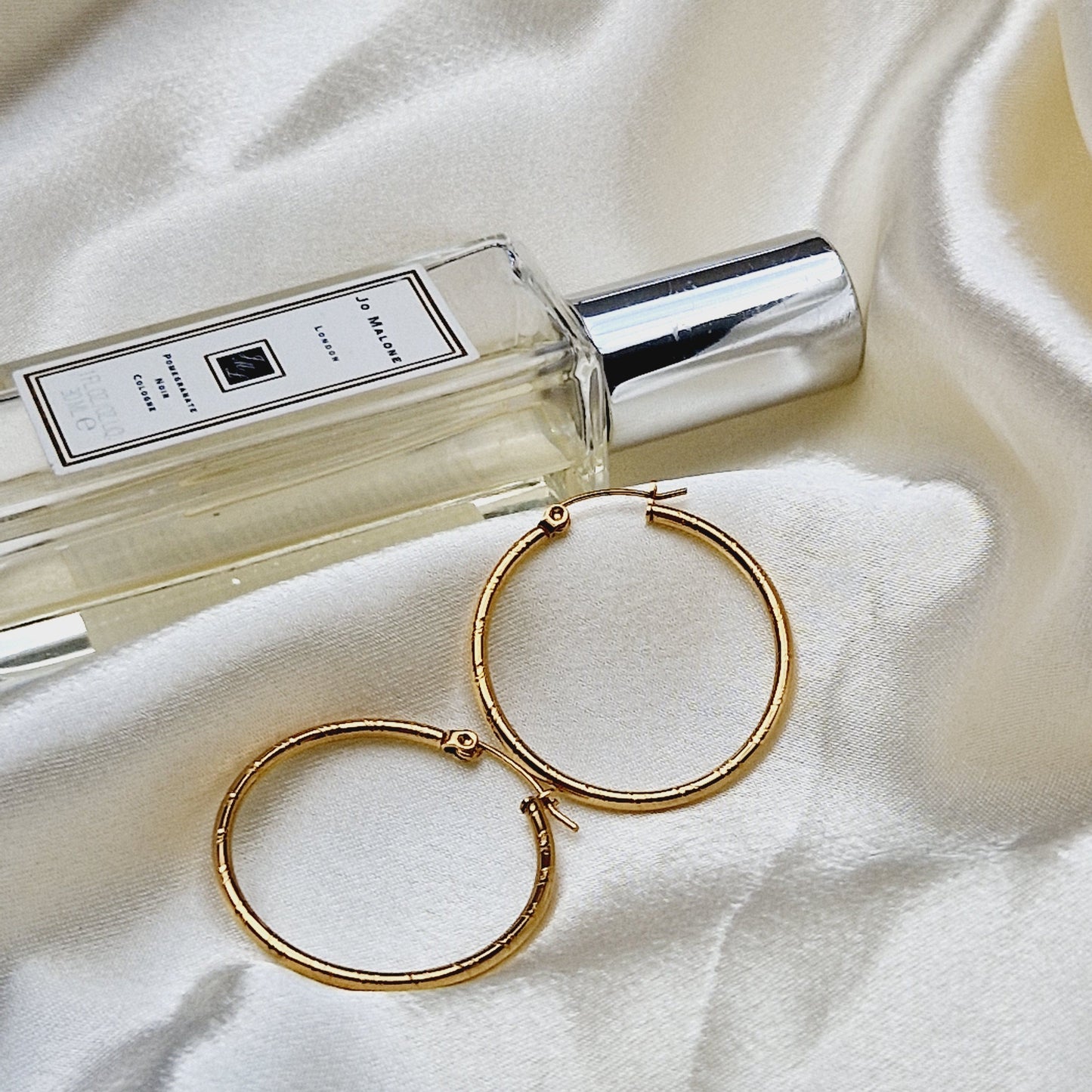 Angel Hoop Earrings ~ Gold