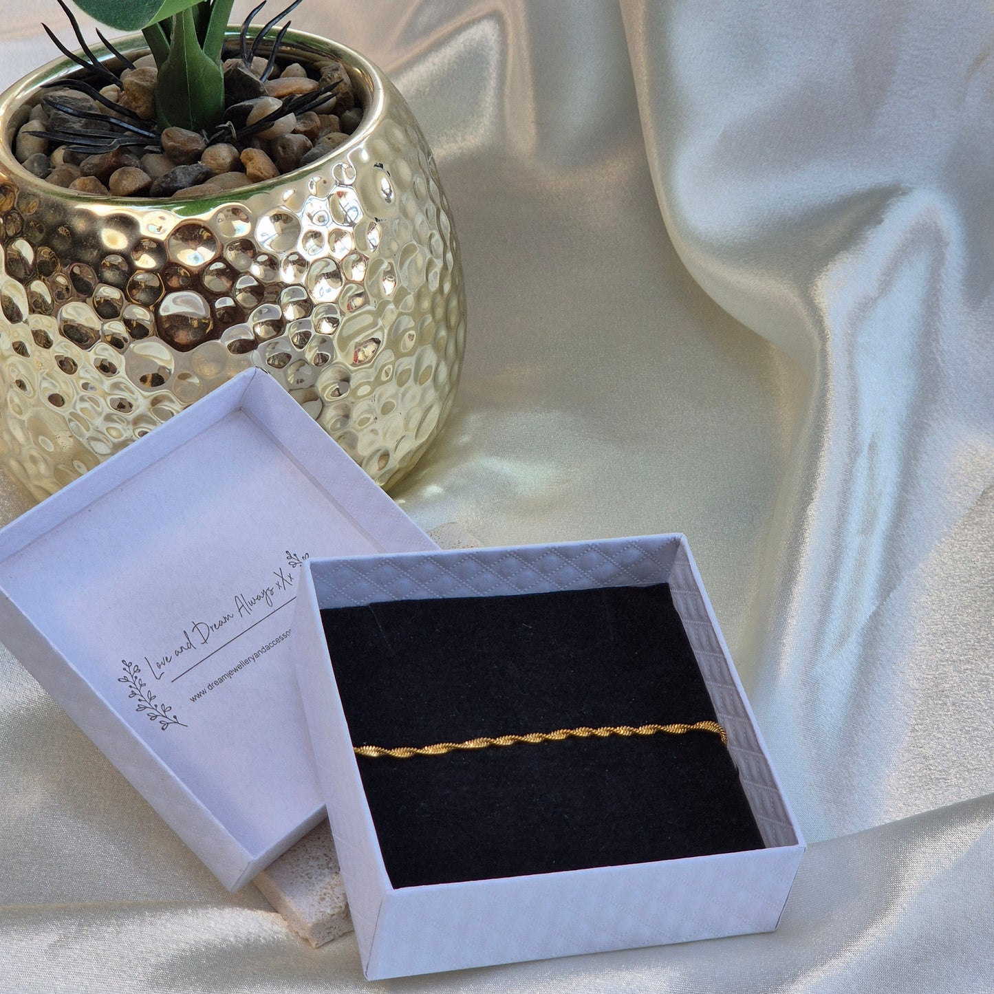 Valentina Anklet ~ Gold