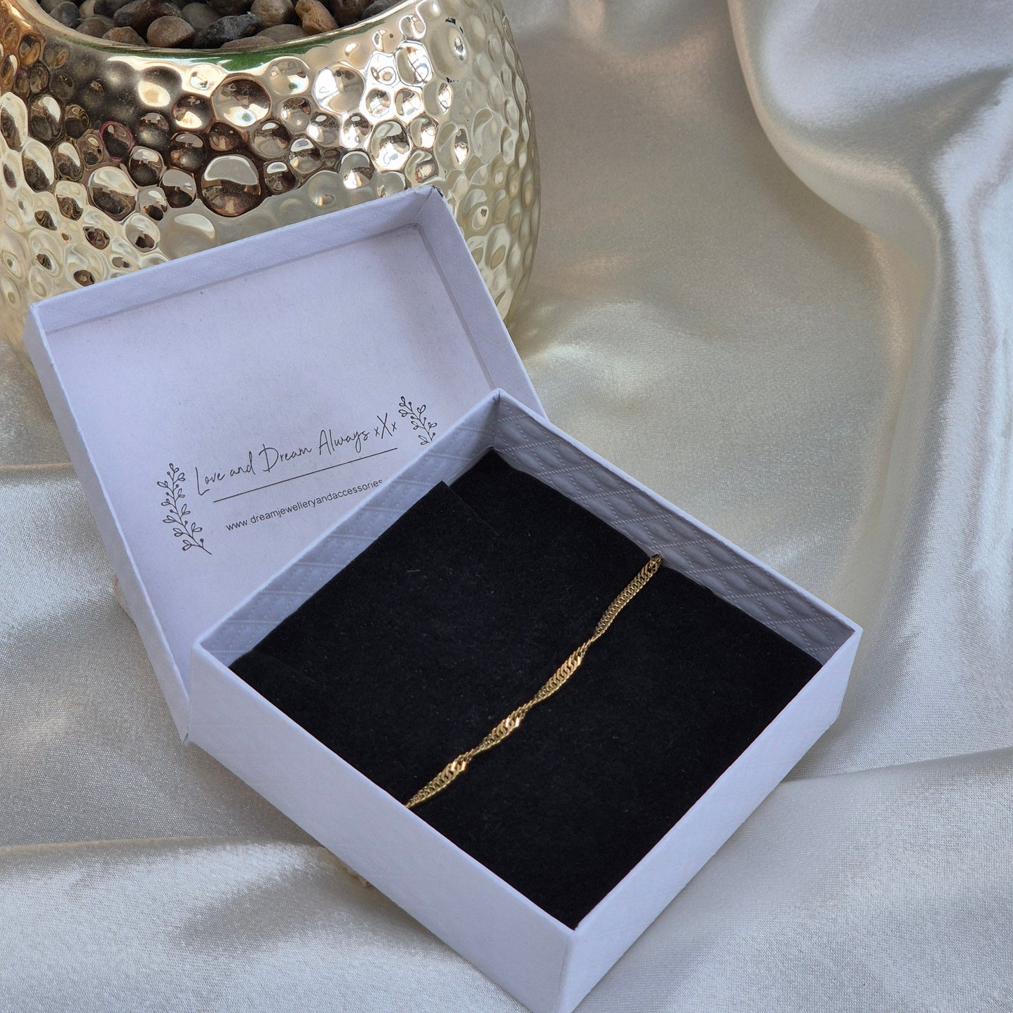 Valentina Anklet ~ Gold