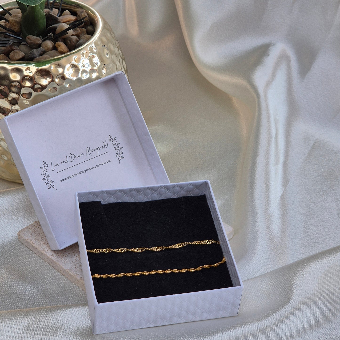 Valentina Anklet ~ Gold
