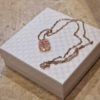 Clover Charm Necklace ~ Rose Gold - Dream Jewellery and Accessories