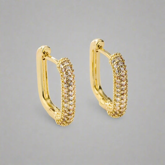 Square Huggy Earrings