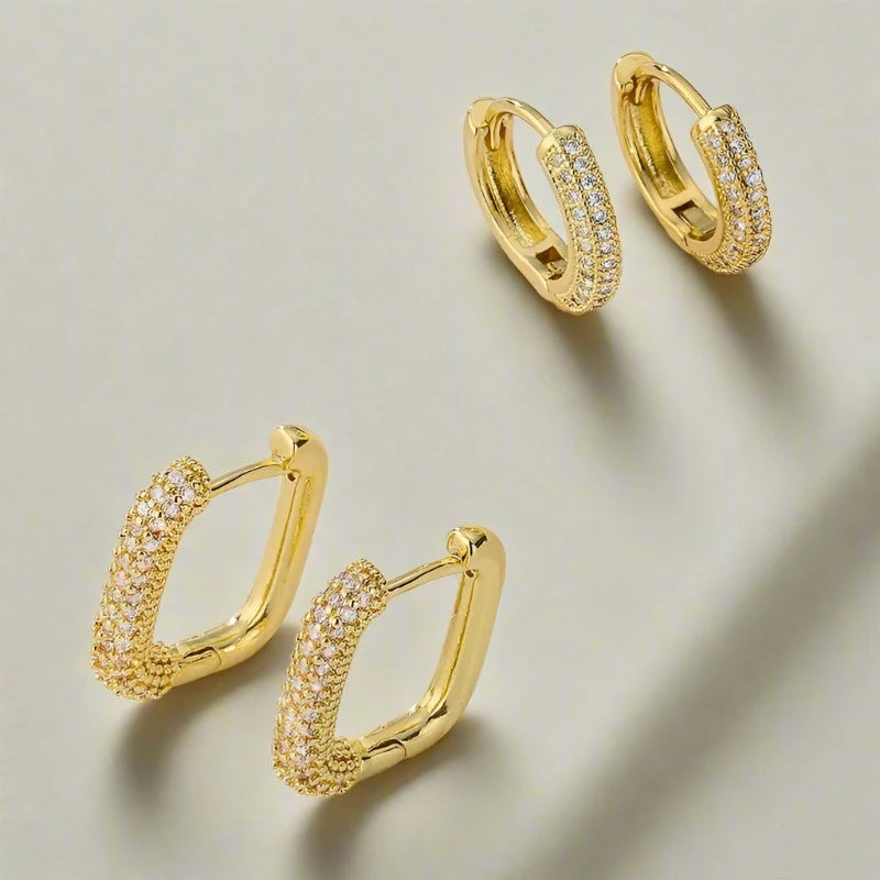 Huggy Earrings ~ Gold