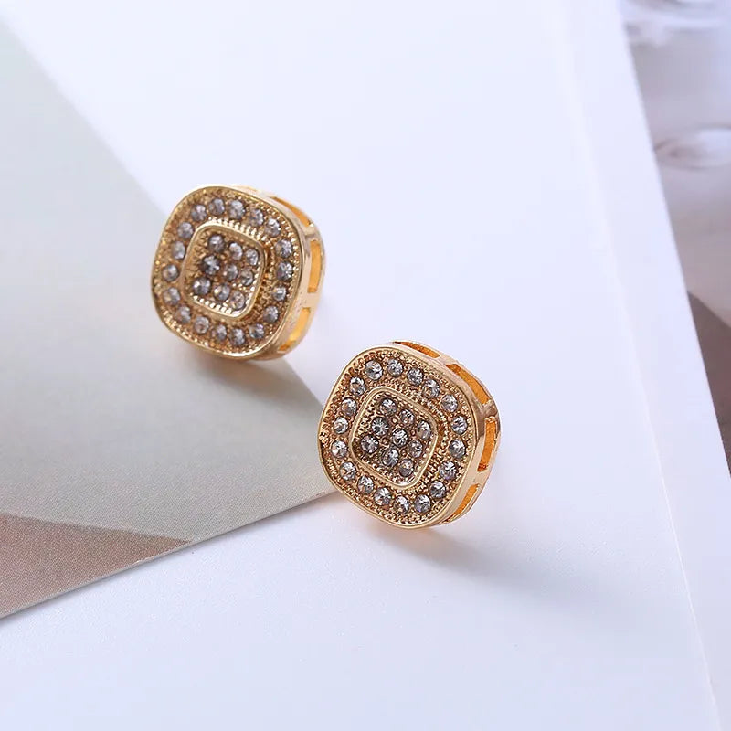 Large Stud Earrings ~ Gold / Silver