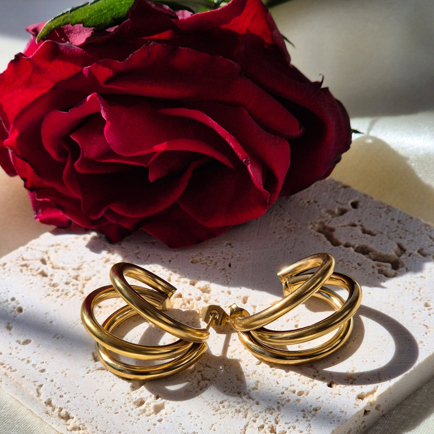 Vespera Hoop Earrings ~ Gold