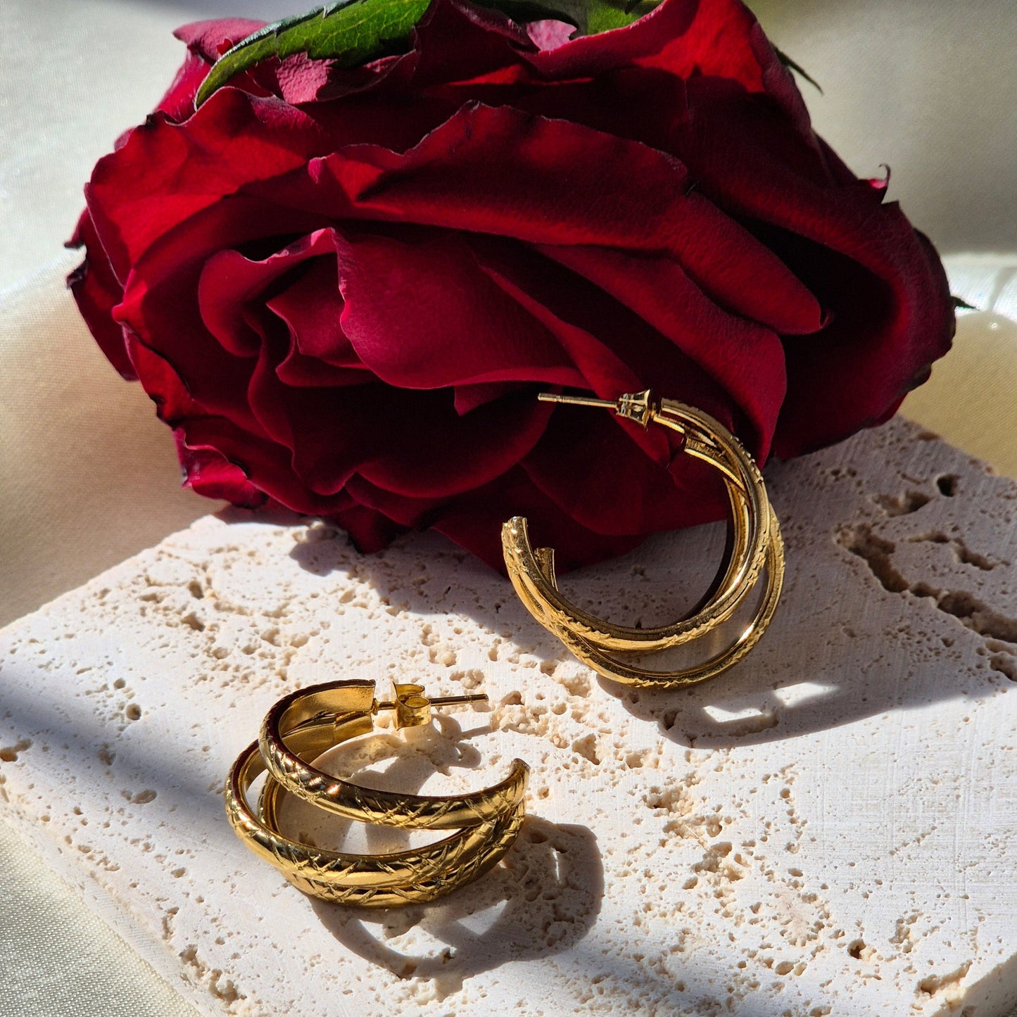 Vespera Hoop Earrings ~ Gold