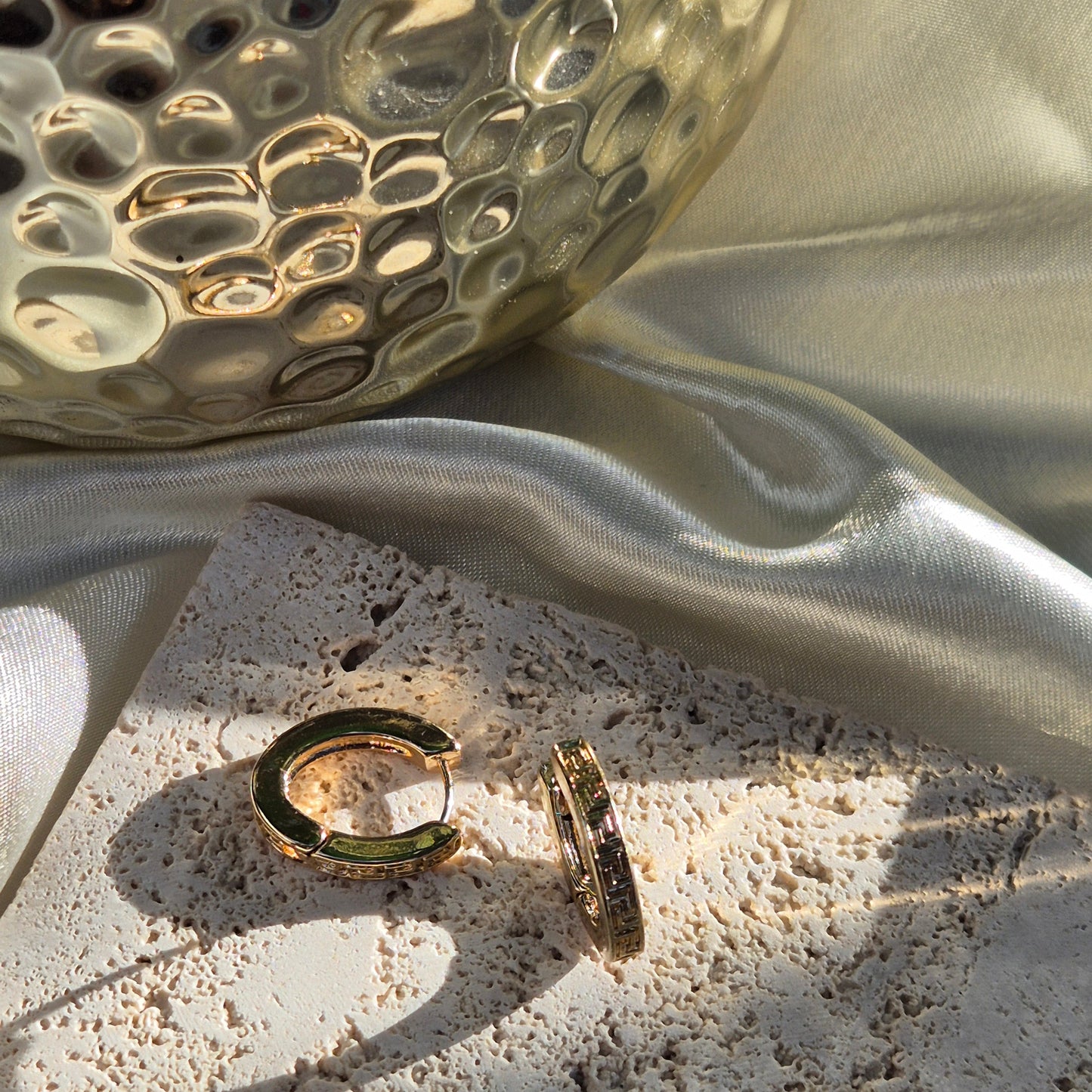 Eliana Hoop Earrings ~ Gold