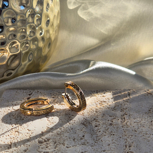 Eliana Hoop Earrings ~ Gold