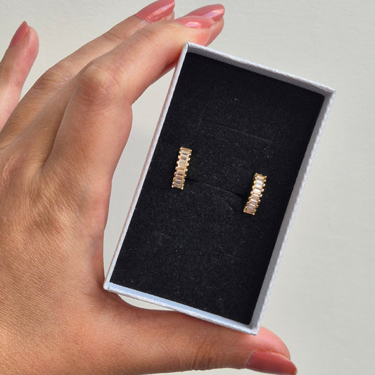 Gia Mini Hoop Earrings ~ Gold