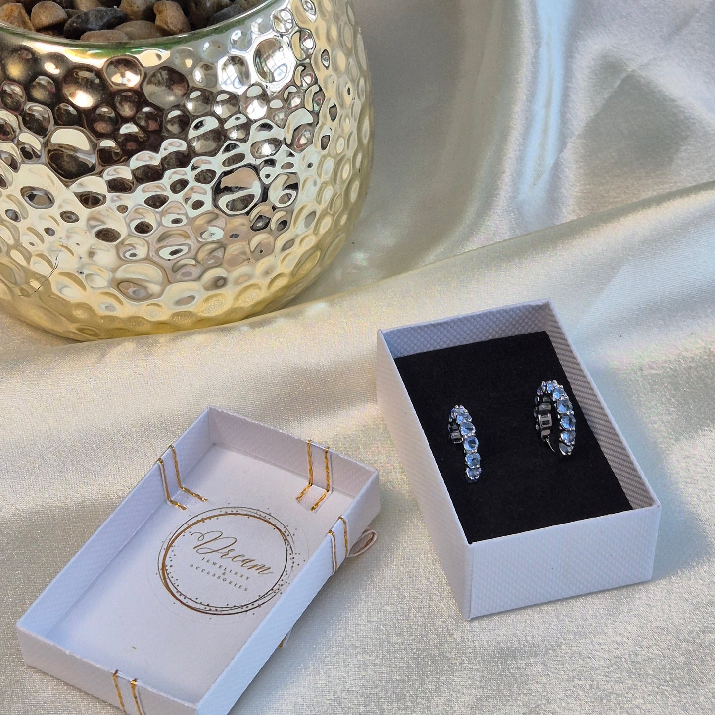 Kataleya Hoop Earrings ~ Gold / Silver