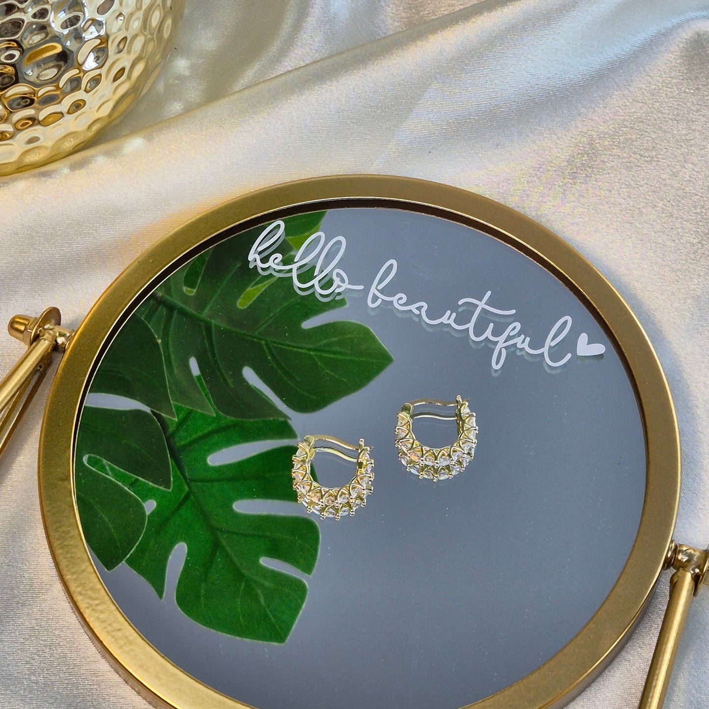 Kataleya Hoop Earrings ~ Gold / Silver