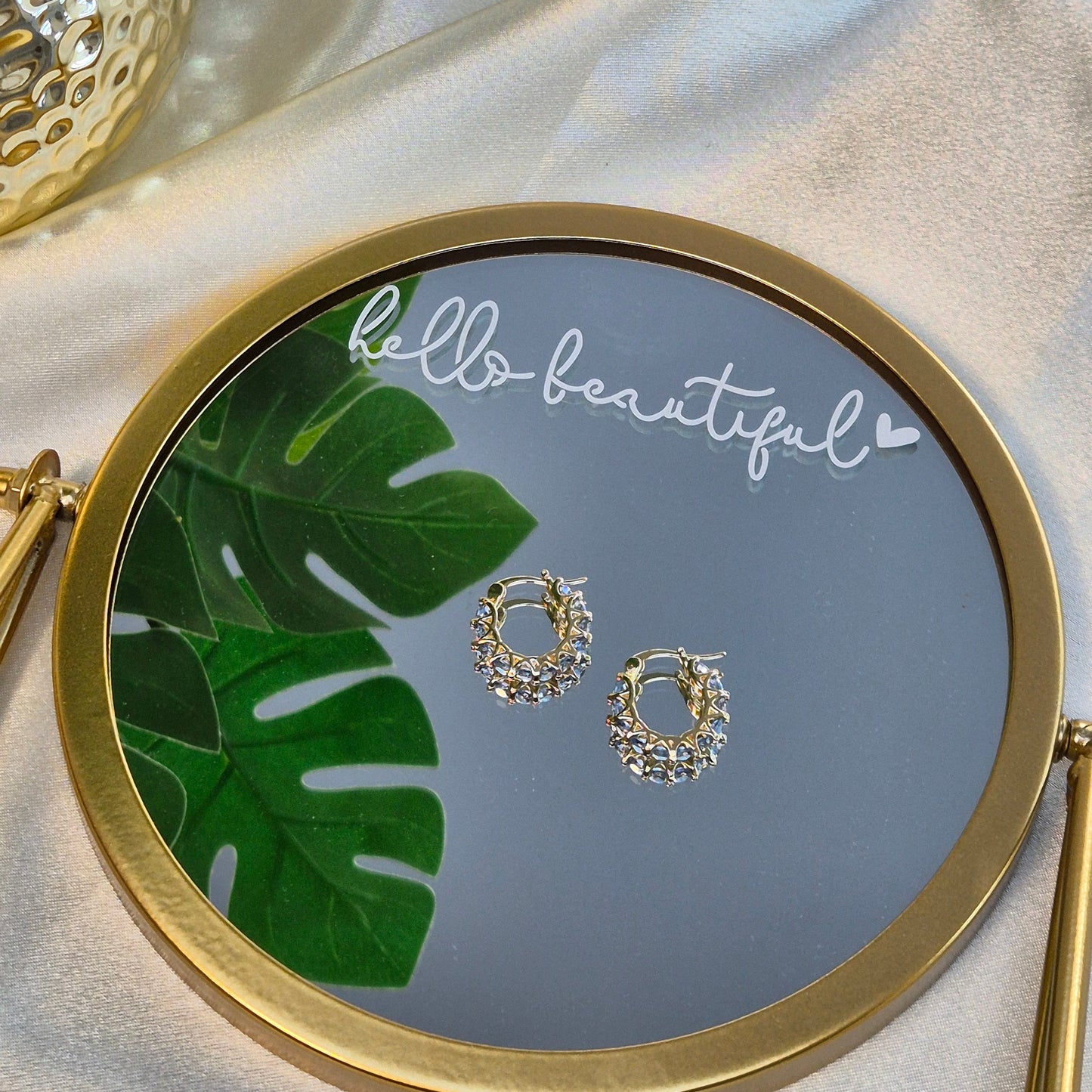 Kataleya Hoop Earrings ~ Gold / Silver