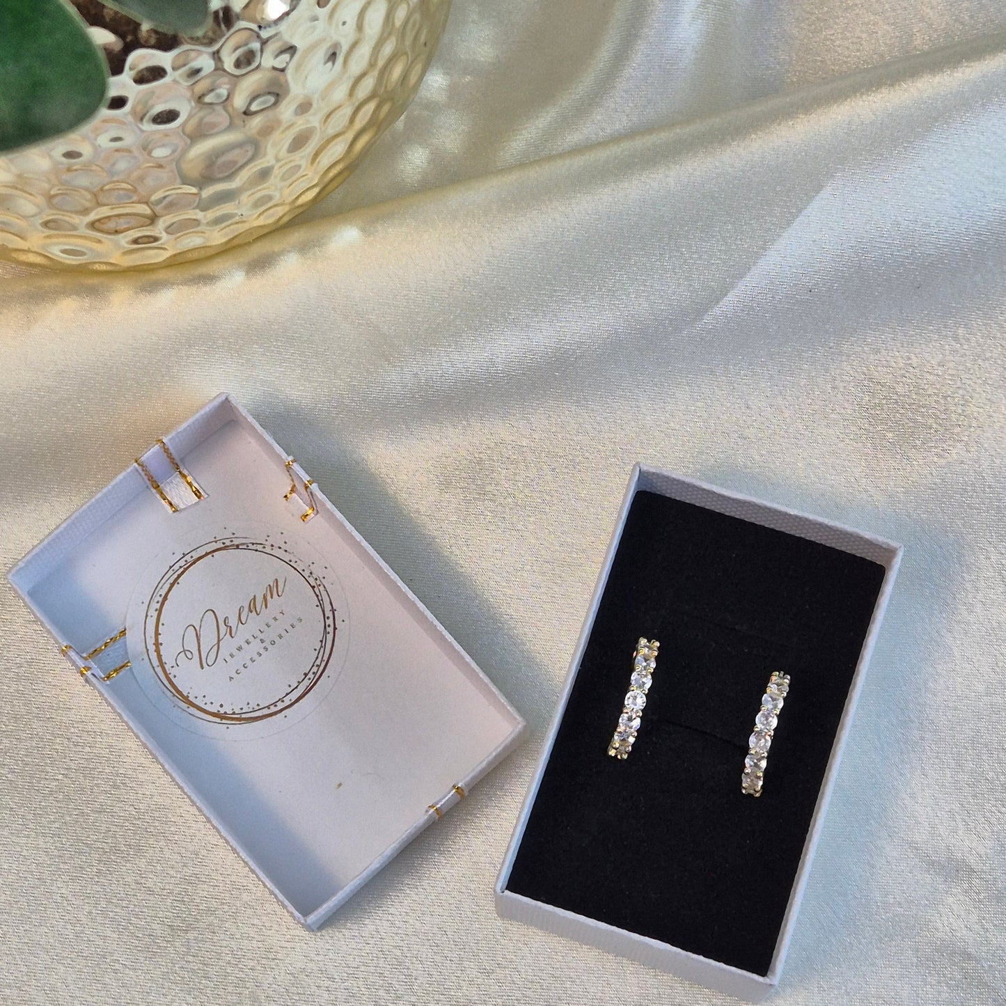 Kataleya Hoop Earrings ~ Gold / Silver